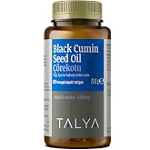 Talya Black Cumin Oil 60 Softgel - Cold Pressed - High Timokinon - Non-GMO Turkish Black Cumin Oil from Nigella Sativa Seeds - G