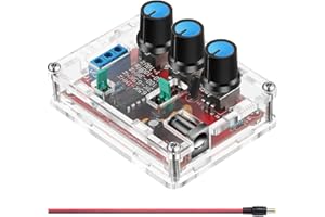 Youmile XR2206 Kit generatore di segnale 1HZ-1MHZ Modulo di frequenza 9-12V DC Ingresso Sinusoidale/Triangolo/Quadrato Uscita Regolabile con cavo DC maschio