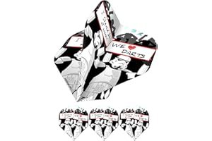 Shepperton Design Studios Original Stormtrooper Officially Licensed Dart Flights, Standard No2 Shape, 100 Micron, Available in Multiple Designs and Pack Sizes.