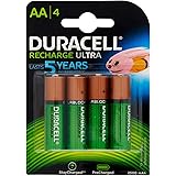 Duracell 2500mAh Pre Charged Rechargeable AA Batteries - Pack of 4