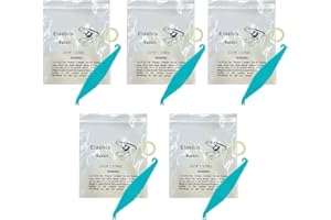 WZONG 3/16 Zoll kieferorthopädische elastische Gummibänder, 500er-Pack Medium 3,5-Unzen-Gummibänder Dreadlocks-Haarzöpfe reparieren Zahnlücken, 5er-Pack kostenloser elastischer Platzhalter für Zahnspangen