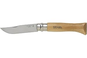 COLTELLO OPINEL TRADIZIONALE CON LAMA INOX O AL CARBONIO - MISURE VARIE-Inox N 9