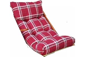EffeDecor Cuscino Imbottito per Ricambio Poltrona Sedia Sdraio Relax Made in Italy Ideale per Interno,Esterno,Giardino,Terrazzo,Cortile Disponibile in Varie Colorazioni (1, Rosso)