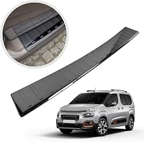 CHROMEMASTER Protection Pare-Chocs Arrière VW Tiguan 2016+ - Bande Seuil Coffre Acier Inox Chrome