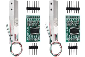 DORHEA HX711 Amplifier AD Lot de 2 modules de charge numérique avec capteur de poids 10 kg