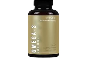 ‎TNT TRUE NUTRITION TECHNOLOGY Omega 3 (150 Kapseln) • 3000mg Fischöl mit EPA & DHA pro Tagesdosis • in Triglycerid-Form • Hochdosiert und laborgeprüft