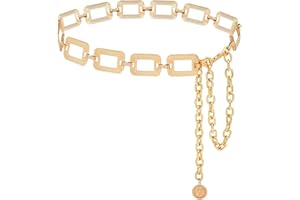 LIMHOO Metall Taille Ketten für Mode Damen Körper Gürtel Kette Gürtel für Kleid Vest Jeans