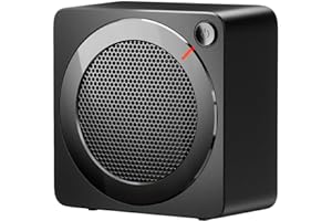 Gaiatop Portable Electric Heater, 500W Low Energy Mini Space Heaters for Home Silent, 2s PTC Ceramic Heating, Overheat/Tip Over Protection, Small Fan Heater for Office Desk, Warm Gifts for Women Men