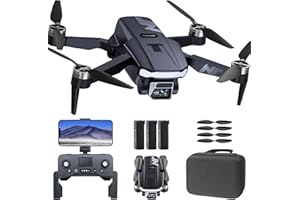 GPS Drones con Camara 4K HD para Adultos, 90 min de Vuelo, Seguimiento Automático, Retorno Autónomo, Motor sin Escobillas, Transmisión 5G FPV, Ideal para Principiantes–NAFYRE N11 PRO
