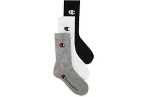 Champion Core- Junior 3pp Crew Calze Unisex - Bambini e ragazzi (Pacco da 3)