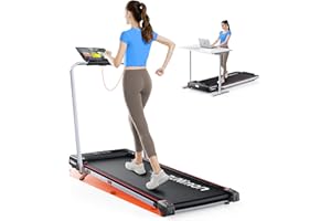RUNIMON Tapis Roulant Elettrico Piehevole, 6 IN 1 Tapis Roulant Salvaspazio, Inclinazione 7%, 12 km/h, 2.5HP, Tapirulan con 2 Display LED, APP, Due Modalità di Controllo