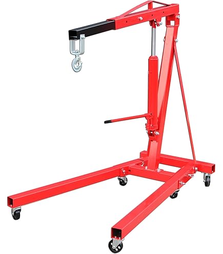 COSTWAY Support de Moteur avec Tête Rotative à 360° et 4 Bras Réglables, Support de Levage de Moteur, Charge MAX : 680 kg - Auto