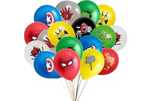 UHDS Palloncino in Lattice Avengers, 30 Palloncini Forniture per Feste a Tema, Per Bambini Decorazioni per Bambini e Accessori per Feste di Compleanno