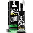 Muuchstac Herbal Skin Lightening Haldi Enriched Yellow Foam Face Wash For Men, With Haldi(Turmeric) & Aloe Vera Extracts For Skin Brightening And Nourishment-100 ML