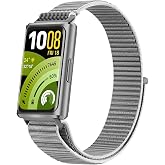 Rongep [Sport Loop] Huawei Band 11/11 Pro ile Uyumlu Kumaş Kordon Yumuşak ve Konforlu Huawei Band 11 Kordon Terletmeyen Nefes