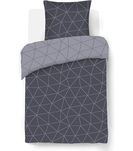 BENUTA - Plaid di cotone antracite 125x150 cm | Leroy Merlin