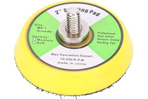 HEAYZOKI Sanding Disc, 50mm Air Sander Sanding Disc Grinding Polishing Sanding Disc Pneumatic Tools Excellent Balanced Performance for Sandpaper Machine