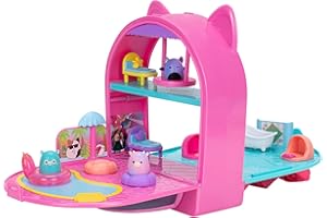 JAZWARES Squish-a-longs by Original Squishmallows Party Pack On-the-Go Playset - Series 1 - Three 1-Inch Mini-Squish with 9 Furnishings - Collect, Trade, & Play