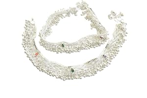 Charms Trendy Anklet Payal For Women and Girls Pack Of 2 ( 1 PAIR )