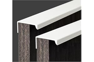 Gshur 4 tiradores para muebles, tiradores ocultos, tiradores de puertas y armarios, tiradores ocultos, tiradores invisibles para muebles, tiradores de cocina, color blanco, 12 cm