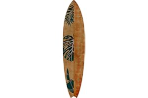 HEALANCY BIOMEDICAL HEALANCY Quadri Moderni Soggiorno Monstera - Tavola da Surf - Massima qualità 100% Legno - Hawaiana Interno - Decorazioni Pronto da Parete - Moderni Camera da letto