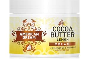 American Dream Kakaobutter Zitronenaufhellungscreme mit Zitronenöl und Vitamin E 500ml