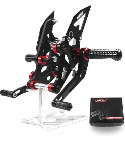 Supporto Pedane Arretrate Regolabili AVDB Per Yamaha MT-09, Tracer 900, XSR 900 - In Alluminio CNC 6061