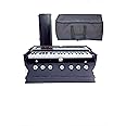 KHALSA MUSICAL Best Harmonium 7 Stopper, Double Bellow, 39 Key, Two Reed (Bass-Male),3 1/4 Octave With Carry Bag Free K.M