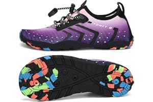 SAGUARO Scarpe da Scogli Bambino Scarpe Mare Bambina Scarpette da Scogli Bambini Scarpette Mare Ragazze Ragazzi Scarpe Acqua Antiscivolo Scarpe Immersione Scarpe Nuoto, Gr 24-36 EU