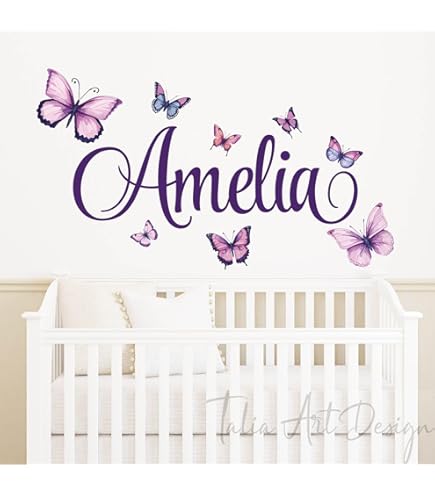 Personnalisez Votre Propre Nom Sticker Mural,Accessoires Amovibles