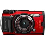 Olympus Tough TG-6 Action Camera, 12 Megapixel, Digital Image Stabilisation, 4x Wide-Angle Zoom, 4K Video, 120 fps, Wi-Fi, Re