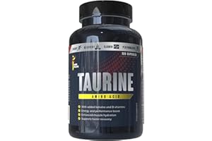 MR RUN Taurine Supplement, 120 Capsules - High Strength Amino Acid for Energy, Performance, Recovery - with Betaine HCl & B Vitamins - Pre & Post Workout Running Gym Cycling - L-Taurine Tablets, 40 Servings