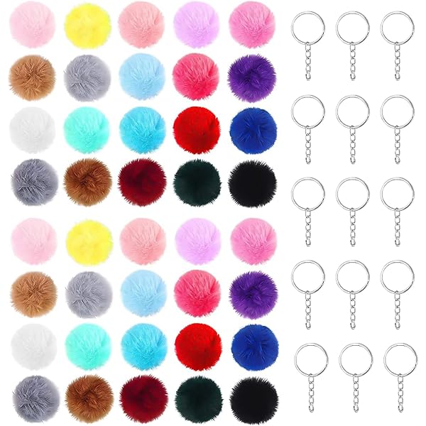 Portachiavi/Charm Pompon - Nali Accessori