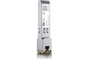 H!FIBER.COM for Ubiquiti UniFi UF-RJ45-1G, 1000BASE-T SFP Transceiver, SFP to RJ45, 1.25G copper SFP to Ethernet module also compatible with Cisco GLC-T/SFP-GE-T, Mikrotik, Meraki, Netgear, D-Link and more