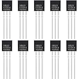 ALLECIN 10 Stück DS18B20 Temperatursensor Digitaler Für Arduino Und Raspberry Pi -55°C bis +125°C