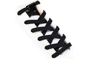Shecret Cordones Elásticos [2 Pares] - Cordones Planos 7mm Sin Nudos con Cierre Metálico, 120cm - Para Zapatillas, Trabajo y Uso Diario - Hombre/Mujer