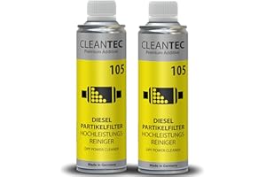 ‎CMS CLEANTEC GMBH CleanTEC 105 Profi Partikelfilter Reiniger Diesel Hochleistungsreiniger und Schutz für DPF Filter Diesel und Diesel Hybrid 375ml (1L/38,53Euro) (2)