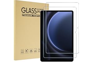 Procase 2 Protectores de Pantalla para Galaxy S9 Plus 2023/Tab S8 Plus 2022/Tab S7 FE 2021/Galaxy Tab S7 Plus 2020 12.4", Screen Protector Vidrio Templado para 12.4 Pulgadas Galaxy Tab S7+ S8+ S9+