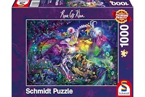 Schmidt Spiele 57586 Rose Cat Khan, Midsummer Night's Circus, 1000 Pieces Puzzle