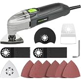 GALAX PRO 180W Multifunction Tool with 12 Accessories and Quick Change | Perfect for reforms and DIY projects | Cuts, sands a