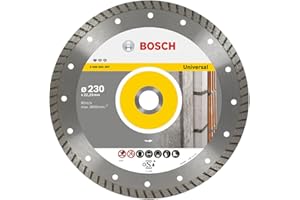 Bosch Accessories 2608602397 Disque à tronçonner diamanté standard for universal turbo 230 x 22,23 x 2,5 x 10 mm Gris
