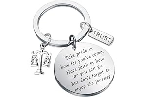 BNQL Lawyer Keychain Law School Graduation Gift Future Lawyer Gifts Scales of Justice Keychain Lawyer Attorney Gifts Lawyer Jewelry Take Pride in How Far You Have Come