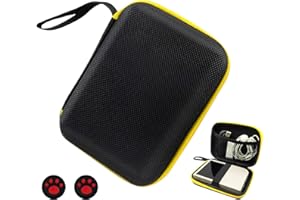 Swavitie Custodia Rigida per Console di Gioco Portatile RG35XX RG353VS Custodia Multifunzionale Impermeabile in EVA per Miyoo Mini Plus e Accessori