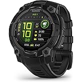 Garmin Instinct&reg; 3 50 mm, AMOLED ekran, sağlam dış mekan GPS akıllı saat, metal takviyeli &ccedil;er&ccedil;eve, dahili el feneri, 18 g&uuml;ne 