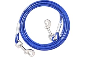 fengco Tie Out Leads for Dogs, 3 m, Blue