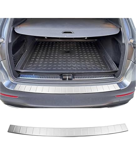 Protezione Paraurti Posteriore per Mercedes-Benz GLC X253 2015-2023, Banda in Gomma Antigraffio Autoadesiva, Impermeabile Accessori Auto,BlackRed-104cm*9cm