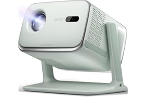 ‎AURZEN Aurzen Boom Mini 4-in-1 Smart Beamer mit Google TV, 4K Unterstützt Heimkino & Outdoor Projektor, 20W DoIby Audio, 500 ANSI Projector, ToF Autofokus & Trapezkorrektur, WLAN/Bluetooth/Handy (Grün)