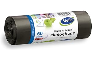 Stella pack 004164 Soppåse, Svart, 60 l x 10 stycken