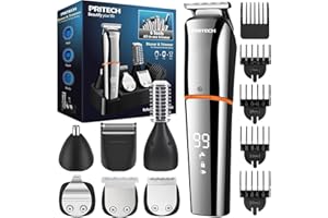 PRITECH Hair Clippers Cordless Hair Trimmer Mens Beard Trimmer Complete (C1)