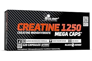 OLIMP SPORT NUTRITION Olimp Labs Creatine 1250 Mega Capsules, 120 Capsules